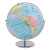 Advantus 12" Globe w/Blue Oceans, Silver-Tone Metal Desktop Base, Full-Meridian 30502